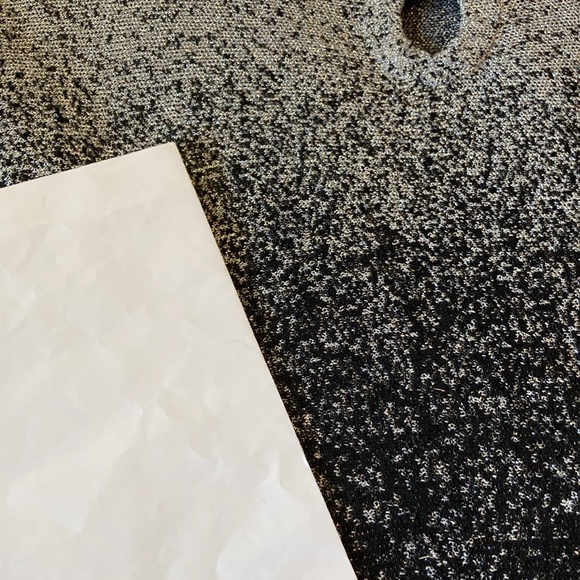 Women Notations silver black hombre 3/4 sleeve sweater size 3X - Picture 4 of 6